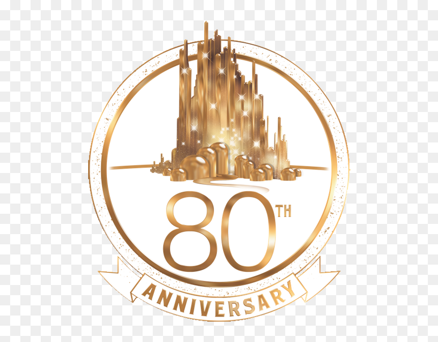 Wizard Of Oz 80th Logo, HD Png Download - the wizard of oz png