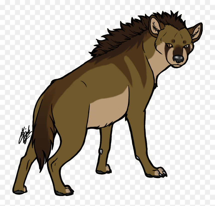 Download Hyena Png Transparent Images Transparent Backgrounds - Hiena Y Leon Dibujo, Png Download - wild animal png