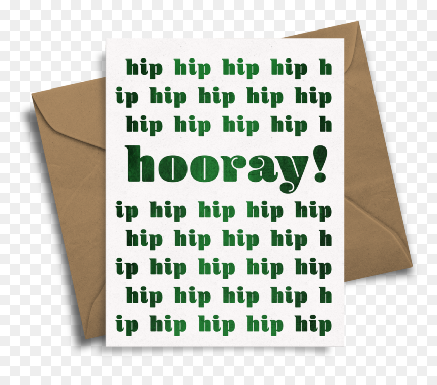Hip Hip Hooray - Envelope, HD Png Download - hooray png