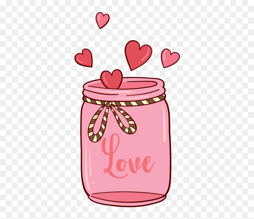 Heart, HD Png Download - empty jar png