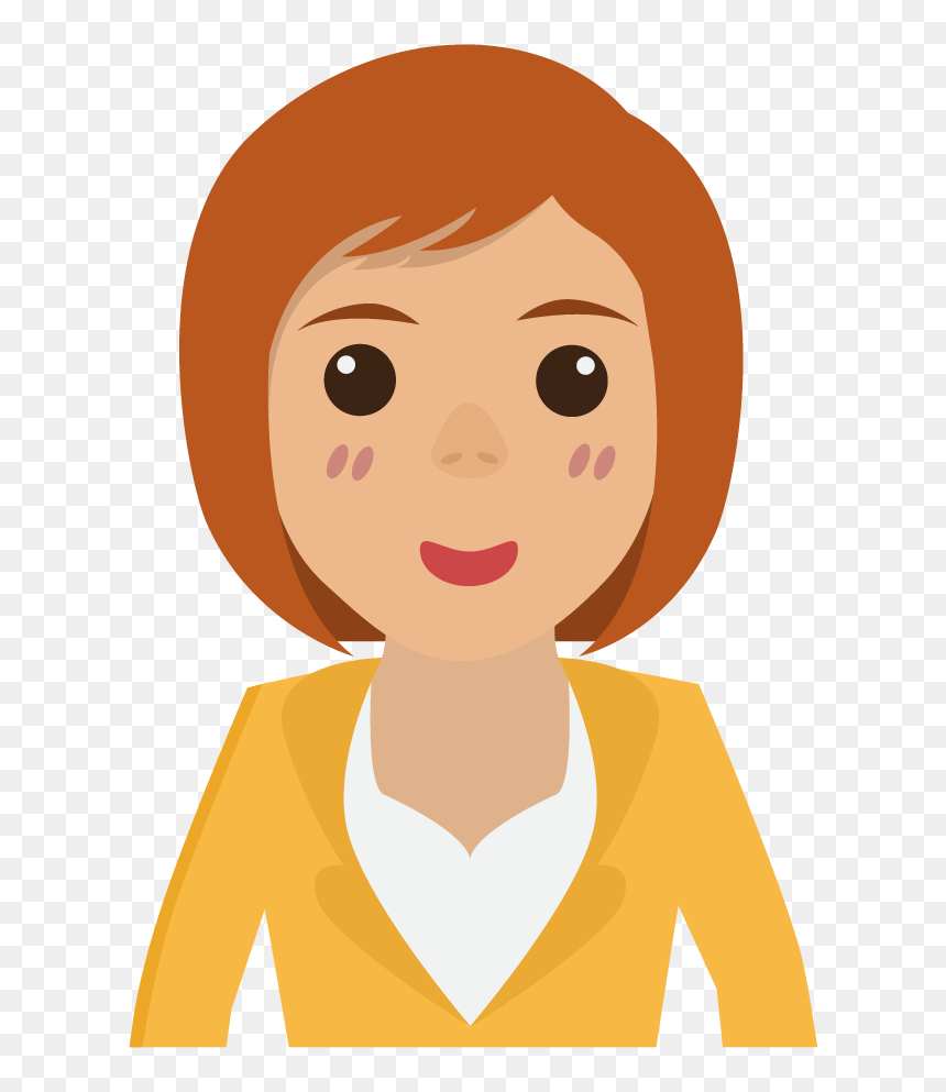 Cartoon, HD Png Download - woman head png