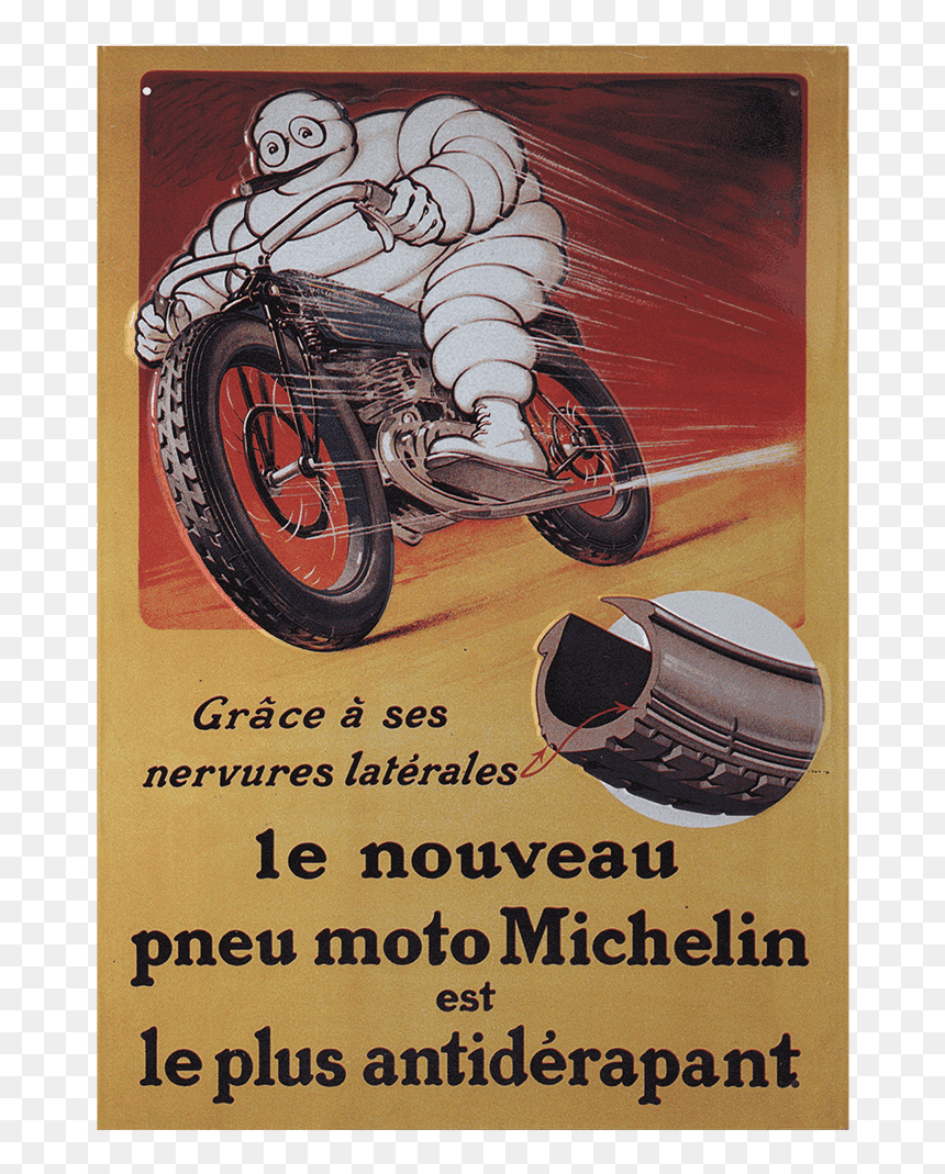 Metal Sign - Car Tires, HD Png Download - michelin man png