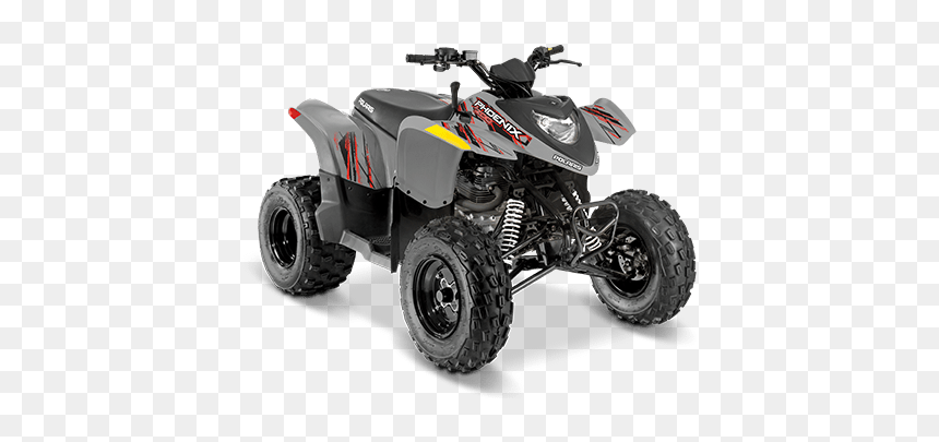 Phoenix 200 Avalanche Gray - 2018 Polaris Phoenix 200, HD Png Download - 4 wheeler png