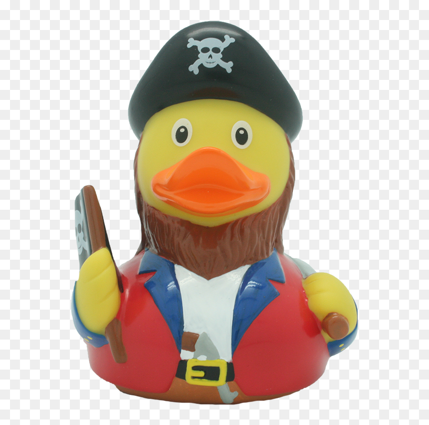 Duck With Red Beard, HD Png Download - pirate beard png