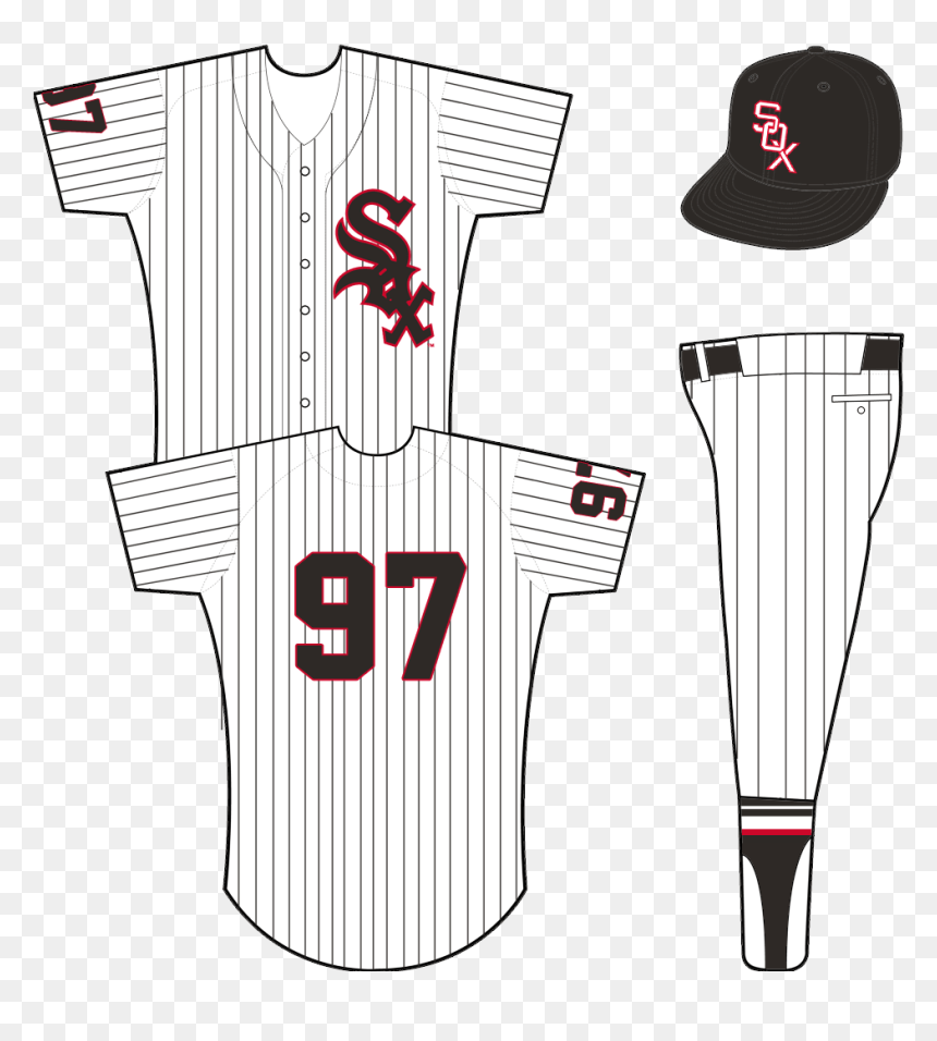 Chicago Cubs Home Uniform, HD Png Download - pinstripes png