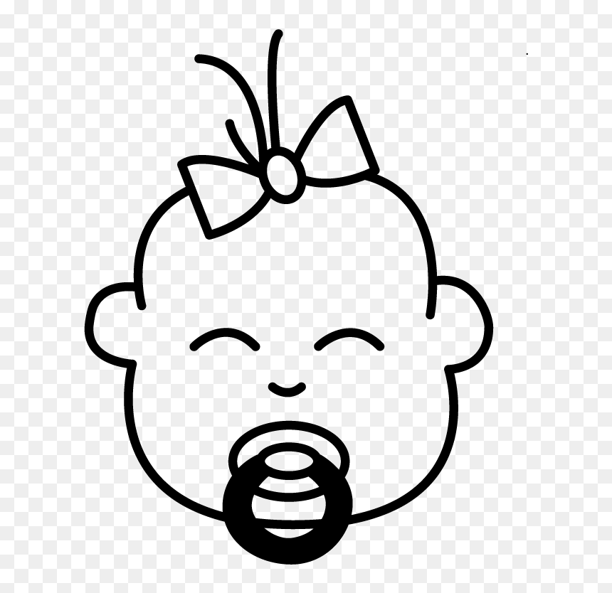 Line Art, HD Png Download - african american baby png