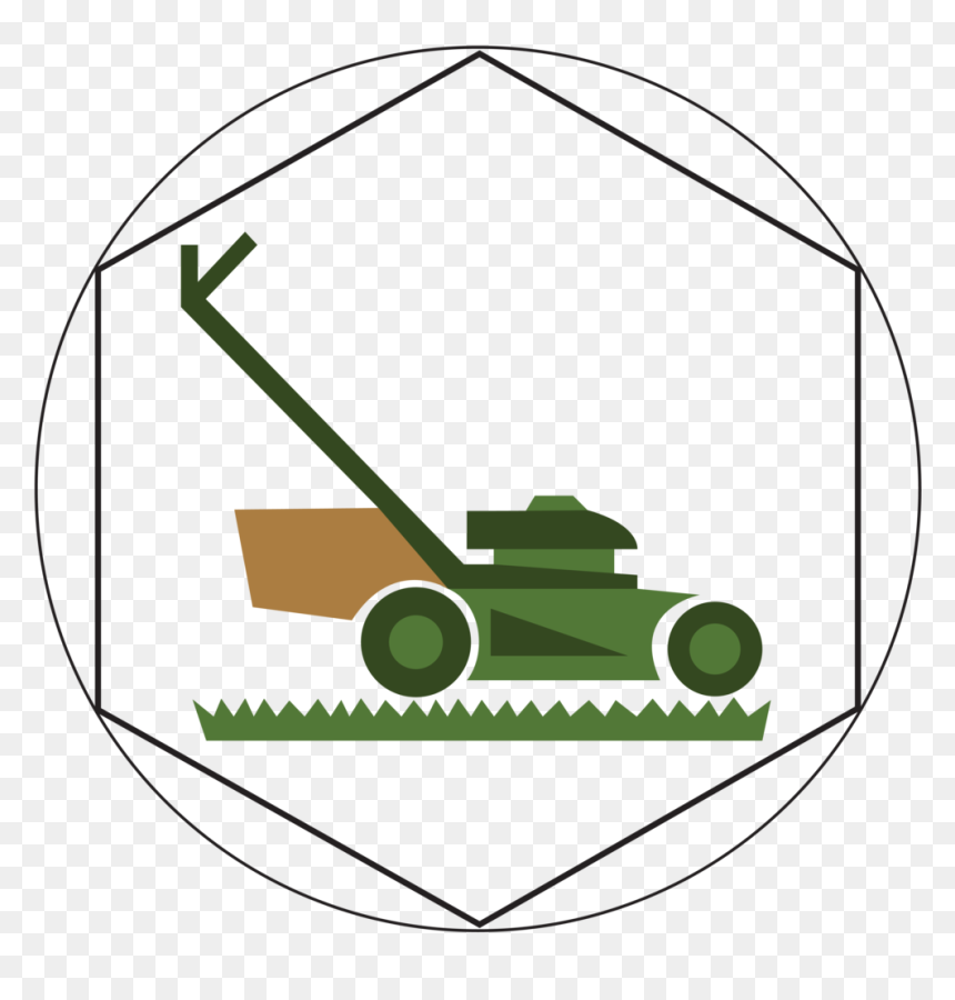 Garvens Logos Final Lawncare - Lawnmower Clipart Black And White, HD Png Download - lawn mower clipart png