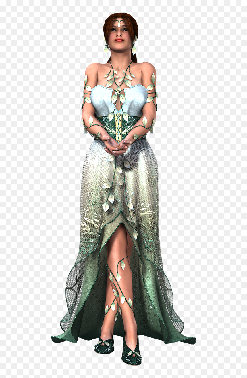 Girl Dress Fashion Free Photo - Glamour Dress Png, Transparent Png - girl in dress png
