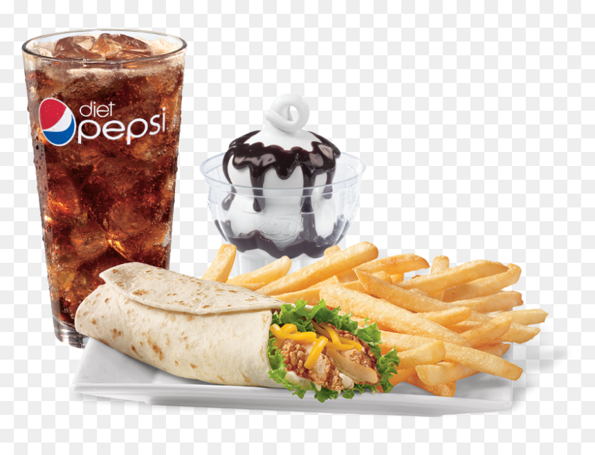 Fast Food, HD Png Download - chicken wrap png