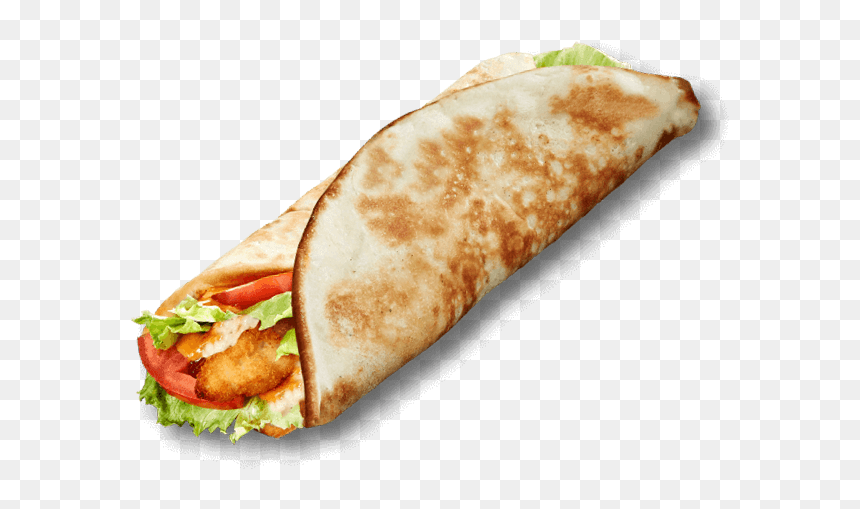 빽 다방 소세지 빵, HD Png Download - chicken wrap png