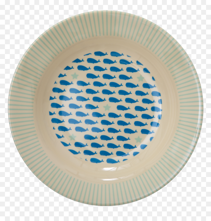 Plate, HD Png Download - cute whale png