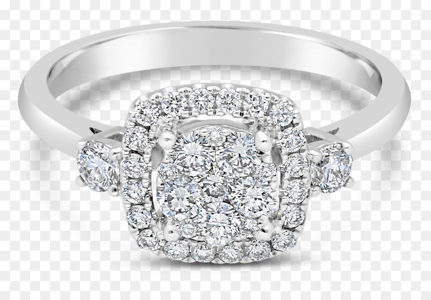 Engagement Ring, HD Png Download - square shape png