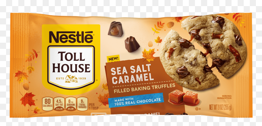 Nestle Salted Caramel Chips, HD Png Download - real pumpkin png