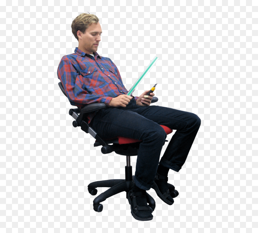 Free Png Sitting Architect Png Images Transparent - Person Sitting On Chair, Png Download - person at desk png