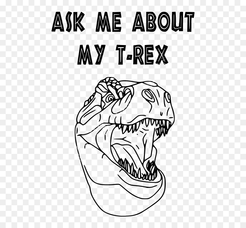 T Rex Head Svg , Png Download - T Rex Head Svg Free, Transparent Png - t rex head png