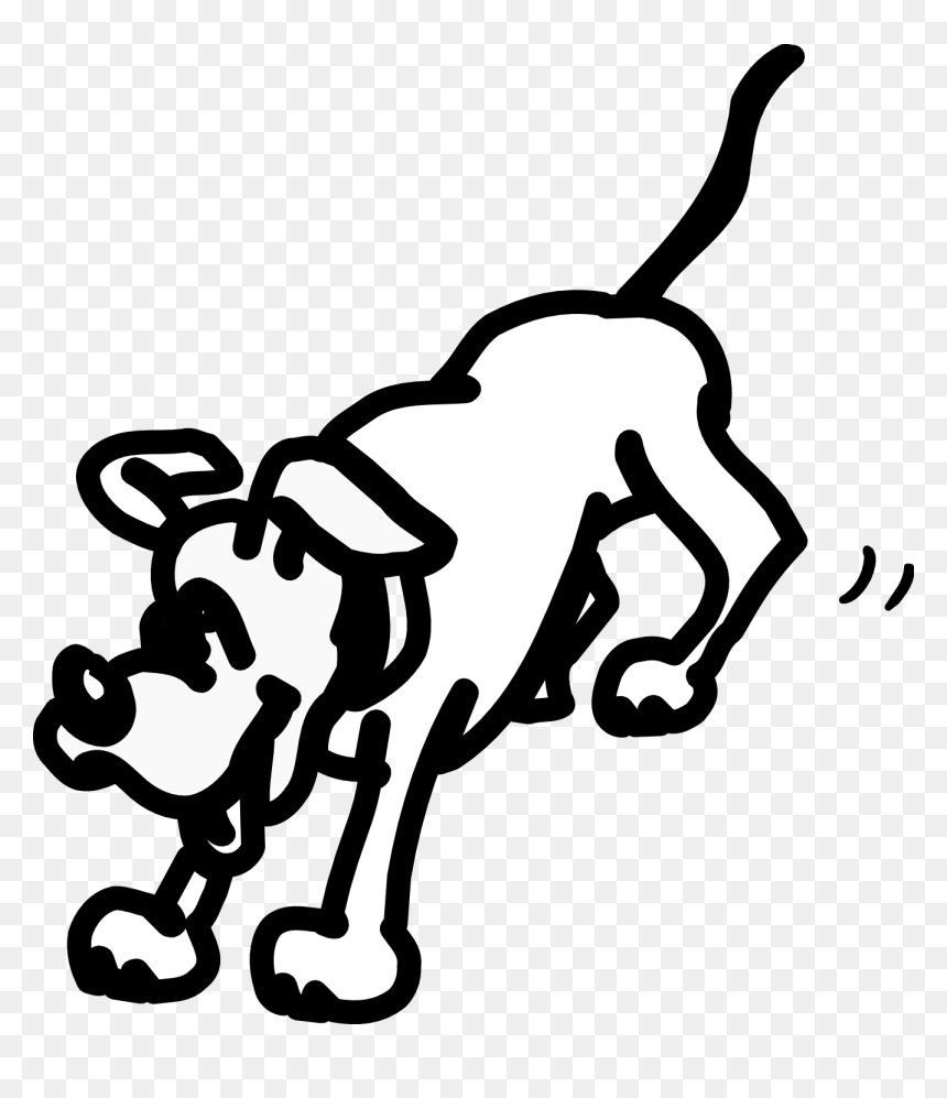 Transparent Dog Clipart Black And White - Clip Art, HD Png Download - dog clipart black and white png