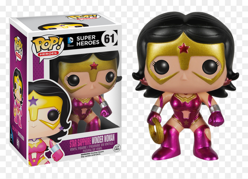 Star Sapphire Metallic Pop Vinyl - Star Sapphire Funko Pop, HD Png Download - super woman png