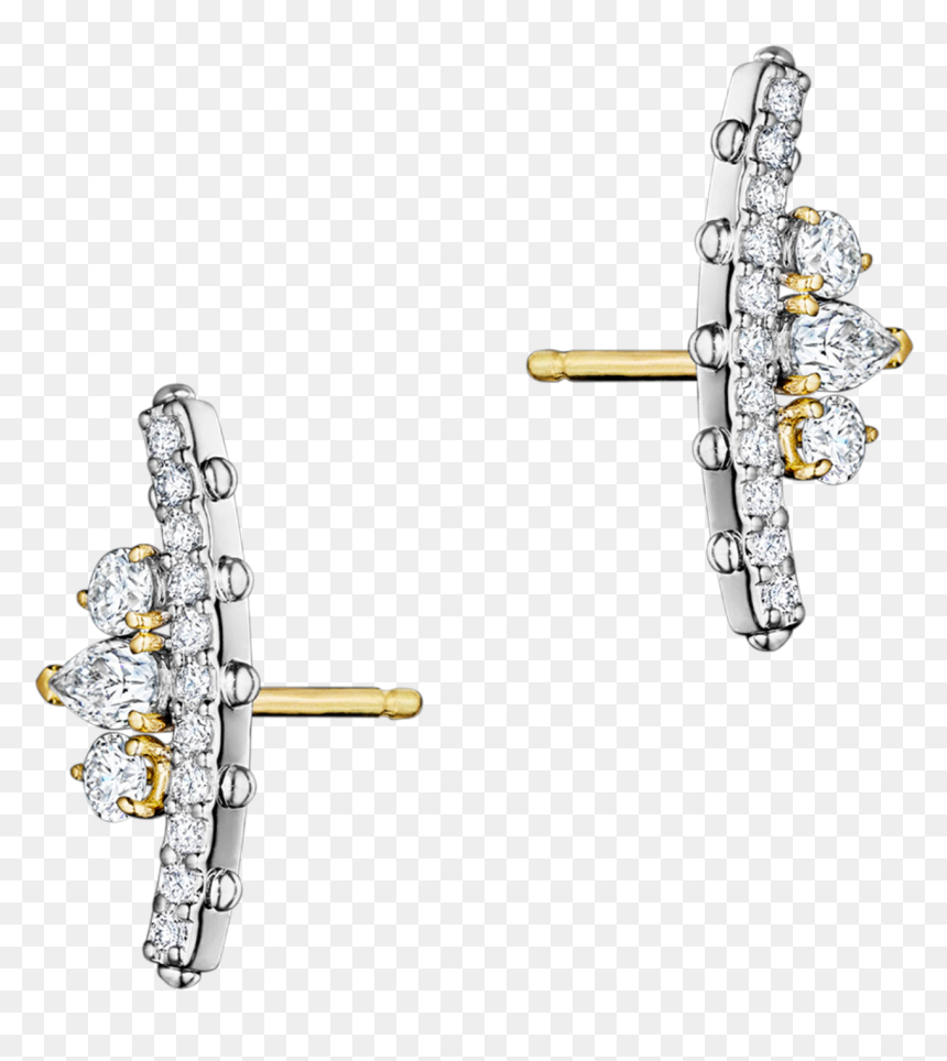Earrings, HD Png Download - tiaras png