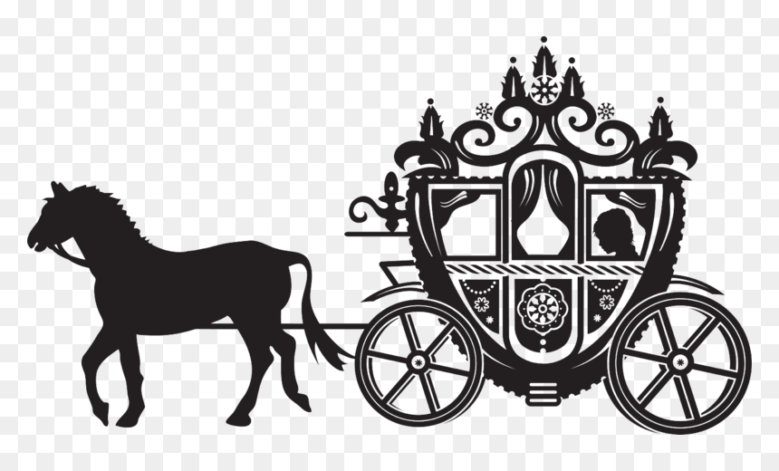Horse And Carriage - Cinderella Horse And Carriage Shirt, HD Png Download - horse and carriage png