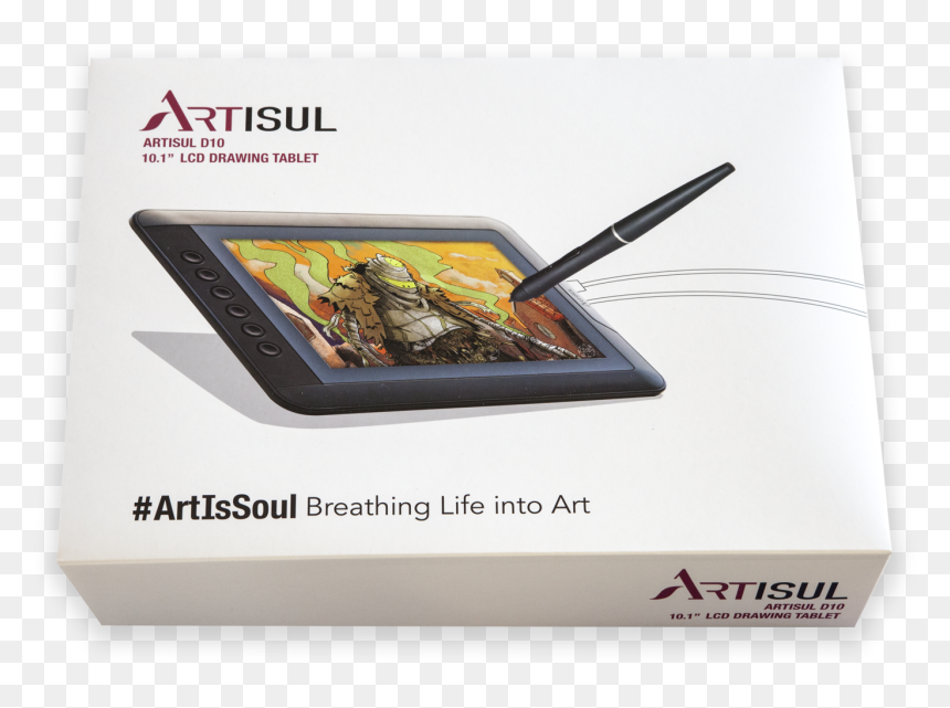 The Artisul D10 - Grafiktablett, HD Png Download - drawing tablet png