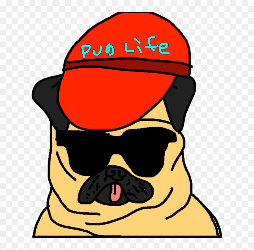 Clip Art, HD Png Download - pug life png