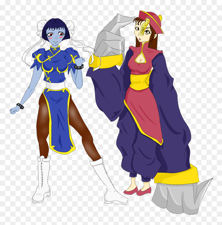Chun Li Hsien Ko Costume Morrigan Aensland Clothing - Chun Li And Hsien Ko, HD Png Download - hsien ko png