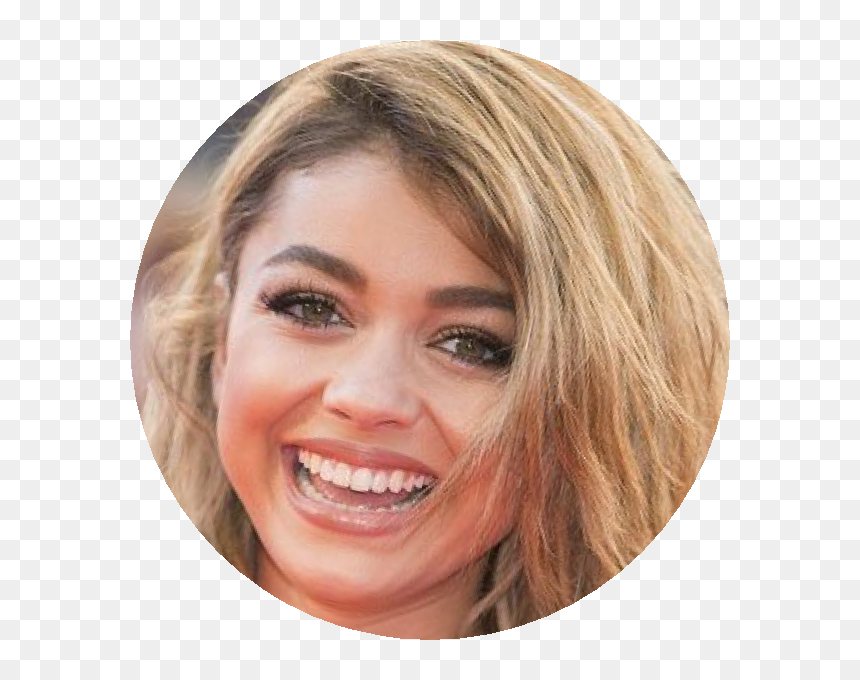 Sarahhyland - Blond, HD Png Download - sarah hyland png