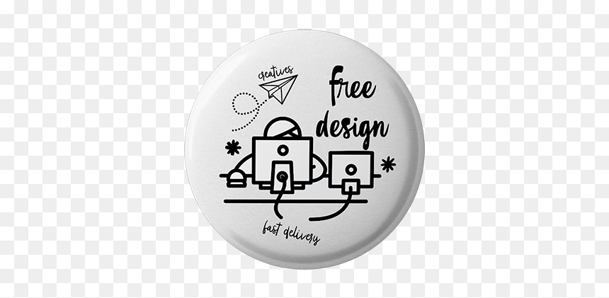 We Design Your Button Badges For Free - Circle, HD Png Download - circle badge png