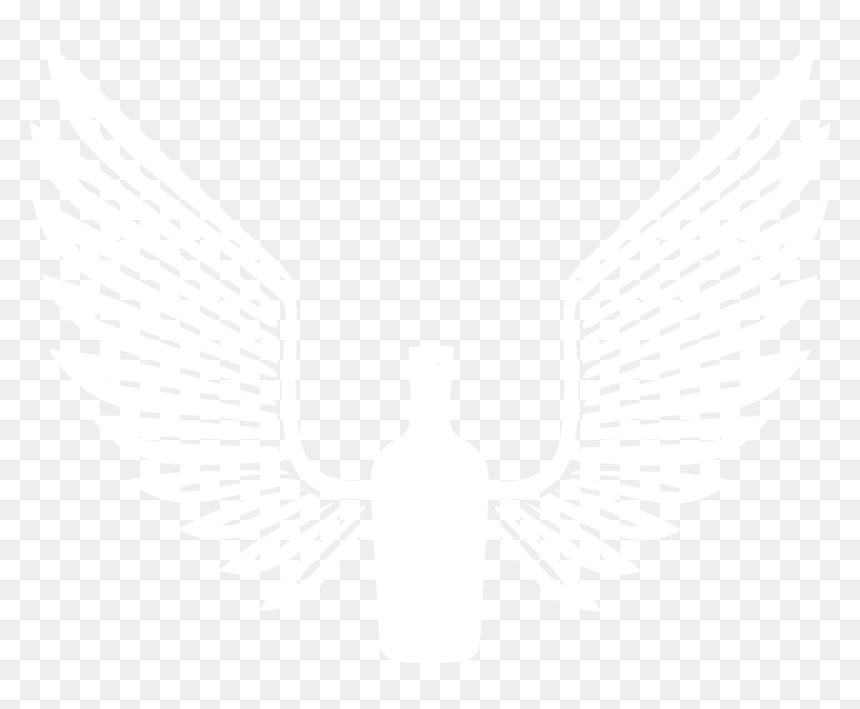 White Bottle&wings - Johns Hopkins Logo White, HD Png Download - sugar pile png