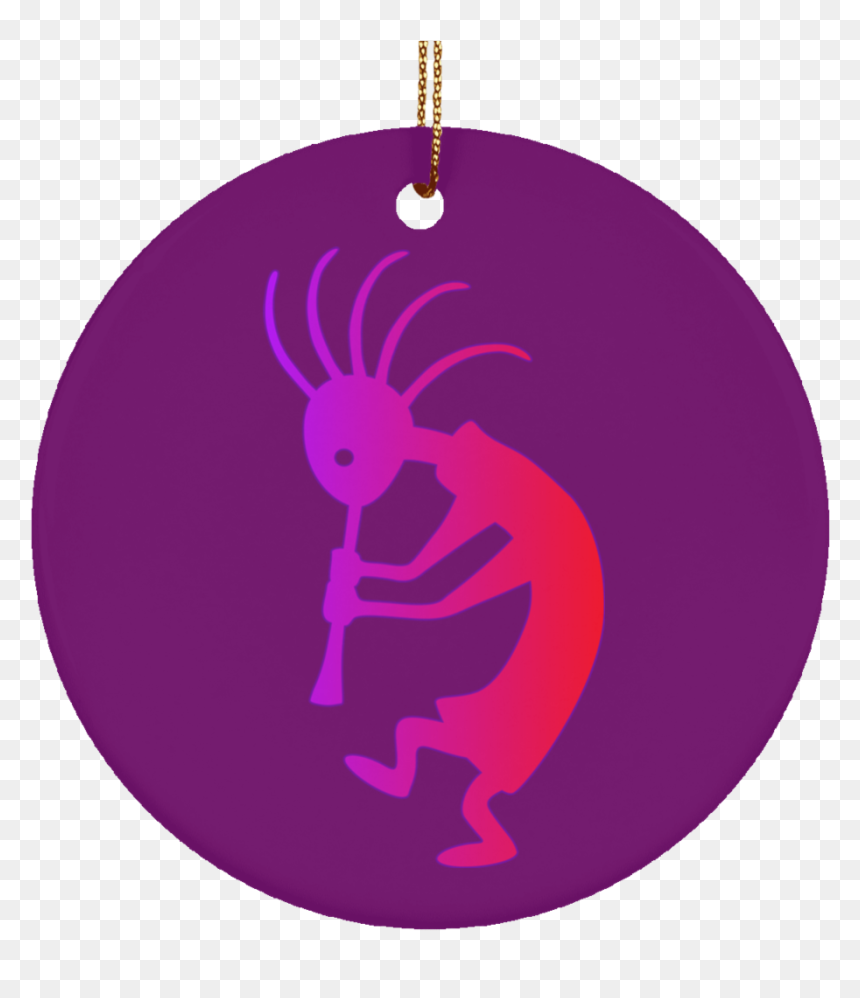 Kokopelli Ceramic Southwestern Ornament - Lily Pad Coloring Page, HD Png Download - kokopelli png