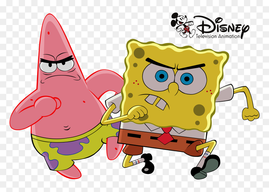 Patrick Star Dan Spongebob, HD Png Download - disney xd png