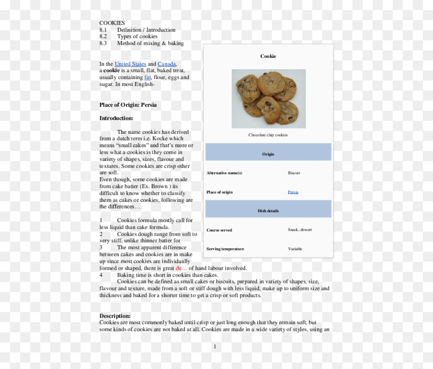 Chocolate Chip Cookie, HD Png Download - burnt parchment paper png