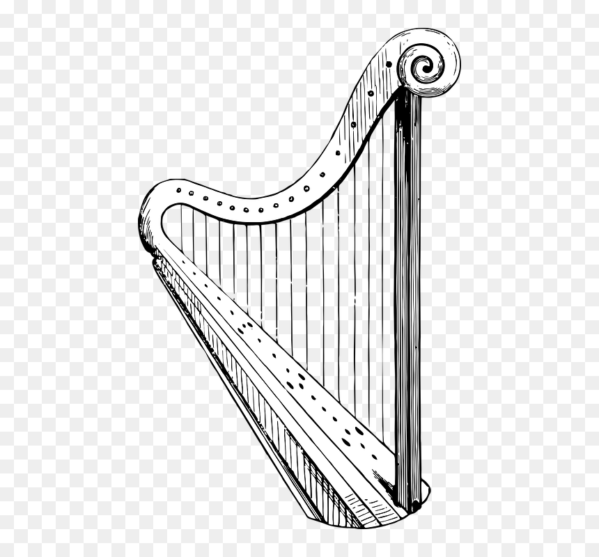 Harp Vintage, HD Png Download - arpa png