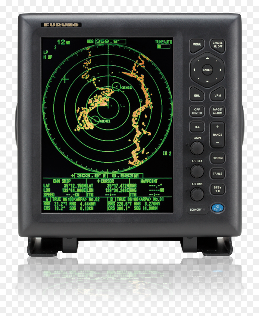Hr Fr8005 Reflection - Radar Furuno, HD Png Download - arpa png