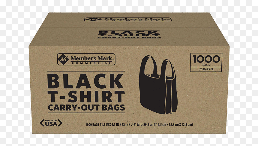 T Shirt Bulk Packaging, HD Png Download - brown bag png
