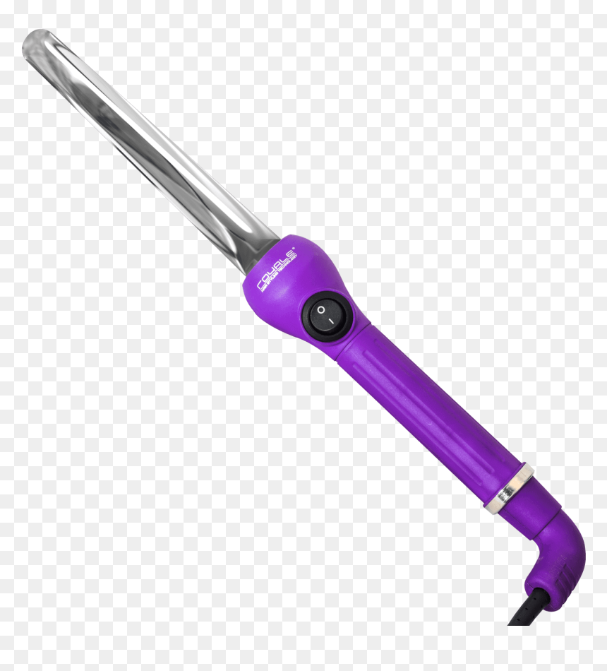 Royale Purple Grande Curls 25/18mm Tourmaline Curling - Curling Iron Transparent, HD Png Download - curling iron png