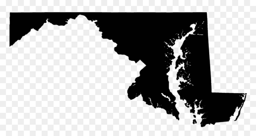 Maryland - State Maryland, HD Png Download - washington dc silhouette png