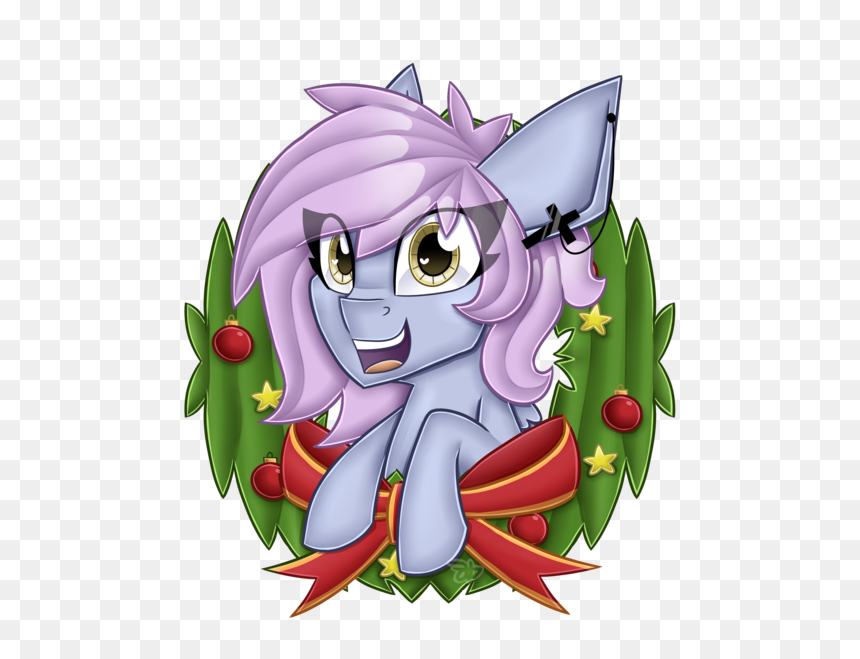 Princess Luna, HD Png Download - christmas wreath transparent background png
