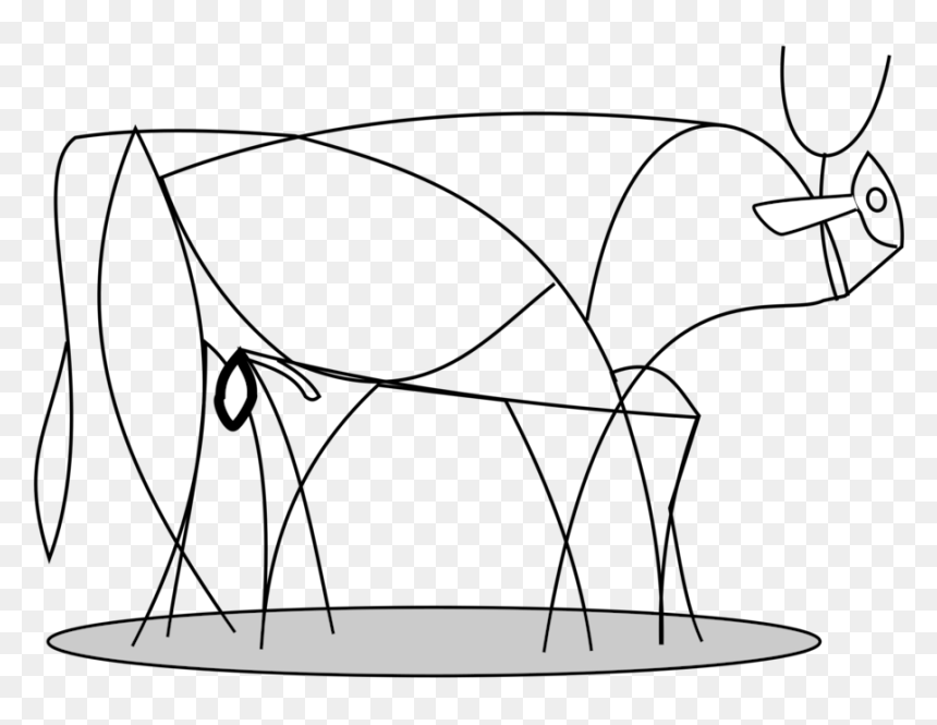 Line Art,wildlife,art, HD Png Download - picasso png