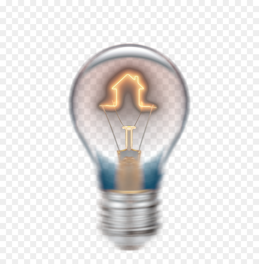 Incandescent Light Bulb, HD Png Download - broken light bulb png