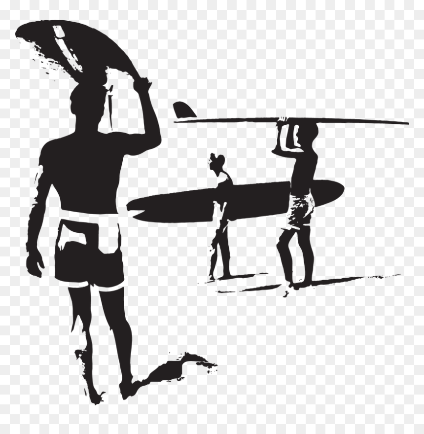 Picture - Endless Summer, HD Png Download - surfboard silhouette png