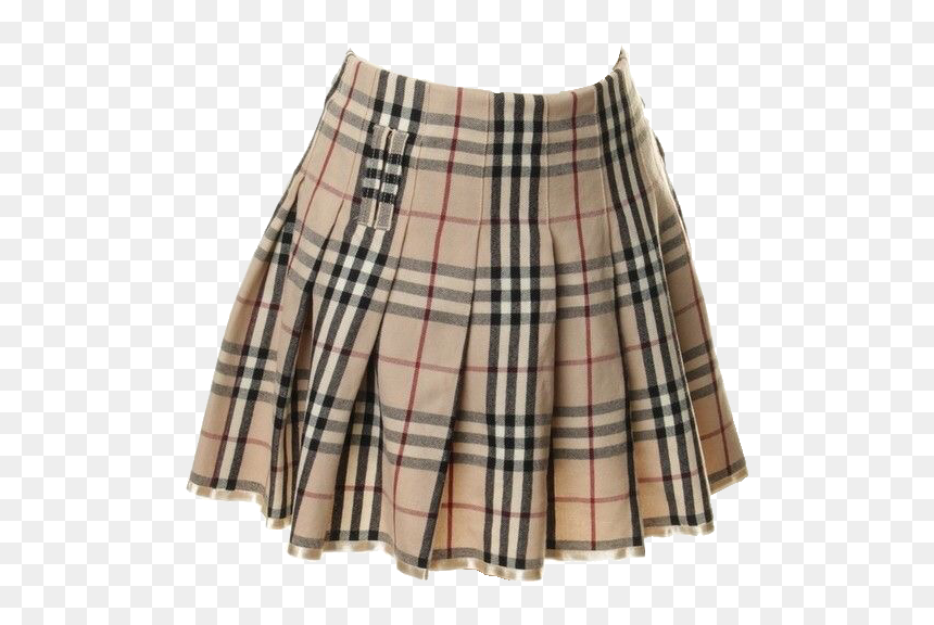 Niche Meme Png Skirt, Transparent Png - burberry png