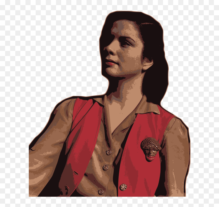 Art,neck,black Hair - Long Beach, HD Png Download - black lady png