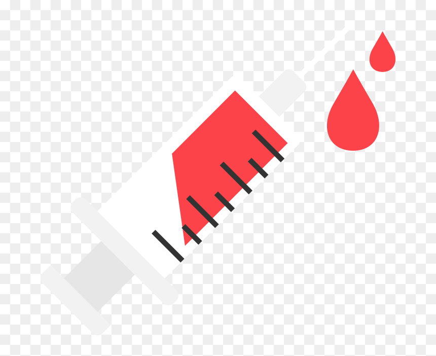 Syringe Flat Icon Vector - Graphic Design, HD Png Download - syringe icon png