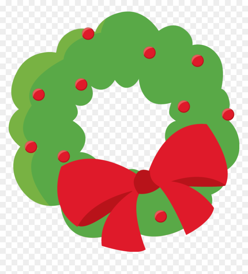 Transparent Clipart Hiver Gratuit - Clipart Christmas Candy Cane, HD Png Download - christmas wreath clipart png