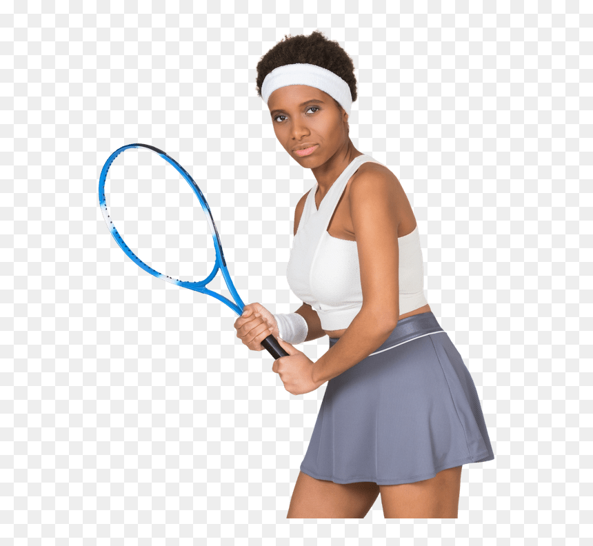 Women - Soft Tennis, HD Png Download - black lady png