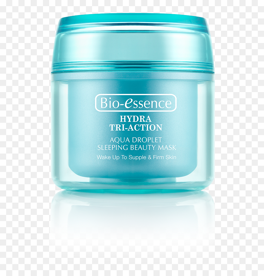 Hydar Tri Action Aqua Droplet Sleeping Mask - Bio Essence Night Cream, HD Png Download - sleeping mask png