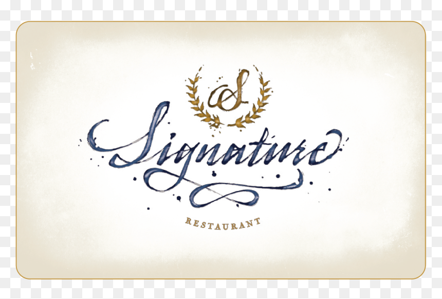 Signature Restaurant San Antonio, HD Png Download - calligraphy border png