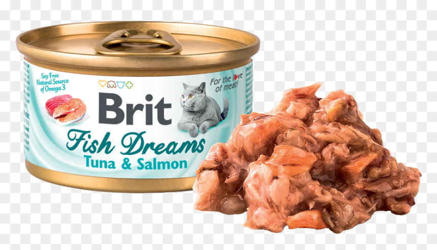 Brit Fish Dreams Tuna & Salmon - Brit Care, HD Png Download - tuna fish png