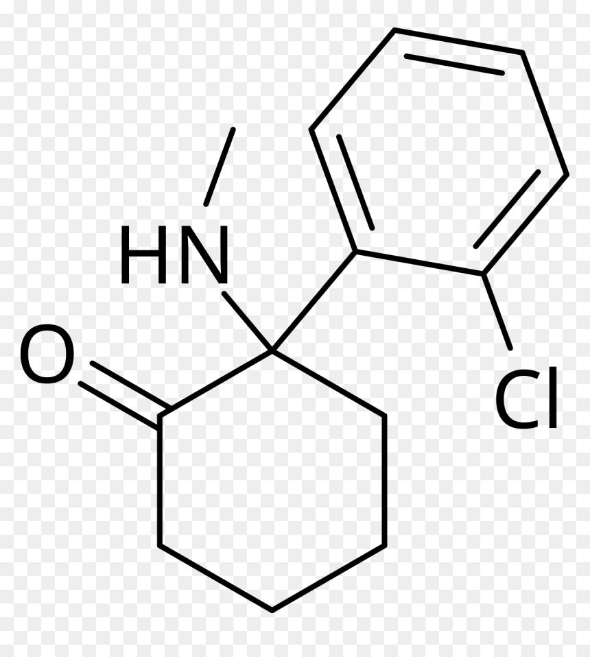 Chemical Compound Of Ketamine, HD Png Download - broken glass hole png